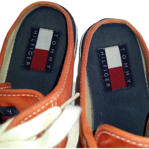 Tommy Hilfiger PUMPKIN mule sneakers slides size 7 - Picture 7 of 8